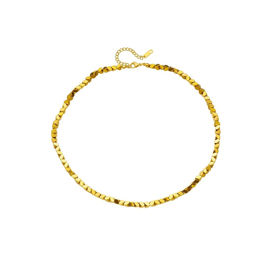 Gold chain necklace - devine goddess