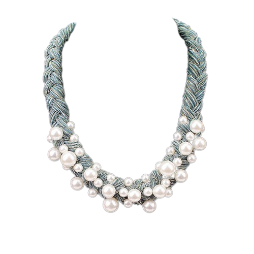 Statement pearl necklace - devine goddess